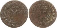 Russland Denga (1/2 Kopeke) Peter I., 1689 - 1725, Moskau, Naberezhny Münzhof -
