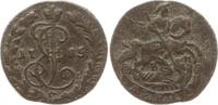 Russland Denga (1/2 Kopeke) Katharina II., 1762 - 1796, Suzun -