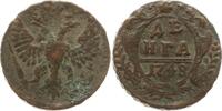 Russland Denga (1/2 Kopeke) 1748 Elisabeth I., 1741 - 1761 Sehr schön 125.51 元 含税 ＋  83.67 元 运费
