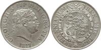 Großbritannien 1/2 Crown George III., 1760 - 1820, kleiner Kopf -