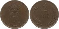 Dänemark, Königreich 2 Öre Christian IX., 1863 - 1906 -