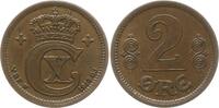 Dänemark, Königreich 2 Öre Christian X., 1912 - 1947 -