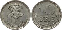 Dänemark, Königreich 10 Öre Christian X., 1912 - 1947 -