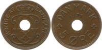 Dänemark, Königreich 5 Öre 1937 Christian X., 1912 - 1947 Gutes sehr sch... 25.10 元 含税 ＋  83.67 元 运费