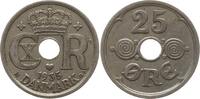 Dänemark, Königreich 25 Öre Christian X., 1912 - 1947 -