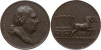 Frankreich, Königreich, Paris Eisengussmedaille Louis XVIII., v. Andrieu u. Puymaurin, a.d. Exhumation v. Louis XVI. u. Marie A. -
