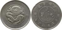 China - Yunnan 1/2 Dollar Typ mit 2 Kreisen unter der Perle im Zentrum des Drachens -