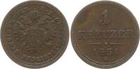Österreich, Kaiserreich 1 Kreuzer Franz Joseph I., 1848 - 1916, Nagybanya -