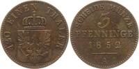 Preußen, Königreich 3 Pfennig Friedrich Wilhelm IV., 1840 - 1861 -