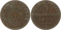 Preußen, Königreich 3 Pfennig Wilhelm I., 1861 - 1888 -