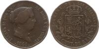 Spanien, Königreich 25 Centimos de Real 1864 Isabel II., 1833 - 1868, Ba... 125.51 元 含税 ＋  83.67 元 运费