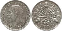 Großbritannien 3 Pence George V., 1910 - 1936 -
