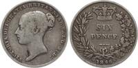 Großbritannien 6 Pence Victoria, 1837 - 1901 -
