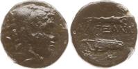 Makedonien Bronze Alexander III., 336 - 323, Kopf des Herakles , Keule über Bogen im Köcher -