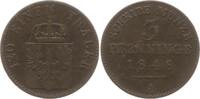 Preußen, Königreich 3 Pfennig Friedrich Wilhelm IV., 1840 - 1861 -
