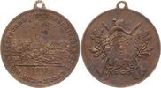 Erfurt, Stadt Tragbare Bronzemedaille Auf das XIII. Mitteldeutsche Bundesschießen, Stadtansicht -