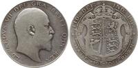 Großbritannien 1/2 Crown Edward VII., 1901 - 1910 -