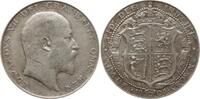 Großbritannien 1/2 Crown Edward VII., 1901 - 1910 -