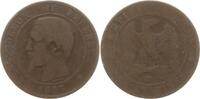 Frankreich, Kaiserreich 10 Centimes Napoleon III., 1852 - 1870, Marseille -
