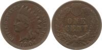 USA 1 Cent (Indian Head) 1904 Gutes sehr schön, min. Kr. 41.71 元 含税 ＋  83.41 元 运费