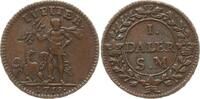 Schweden, Königreich Cu Notdaler Karl XII., 1697 - 1718, Emission zur Kriegsfinanzierung von Görtz, Jupiter -