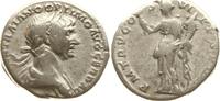 Römische Kaiserzeit Denar Trajan, 98 - 117, P M TR P CO S VI P P SPQR, Felicitas stehend n.l. mit Füllhorn -