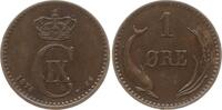 Dänemark, Königreich 1 Öre Christian IX., 1863 - 1906 -