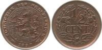 Niederlande, Königreich 1/2 Cent Wilhelmina, 1890 - 1948 -