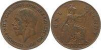 Großbritannien 1 Penny 1934 George V., 1910 - 1936 Sehr schön 25.10 元 含税 ＋  83.67 元 运费
