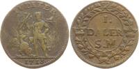 Schweden, Königreich Cu Daler Karl XII., 1697 - 1718, Emission zur Kriegsfinanzierung, Görtz, Motiv: Jupiter -