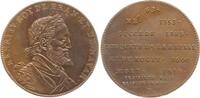Frankreich, Königreich Bronzemedaille v. Dassier, Genf, Suite Rois de France, Sign. P., Nr. 63, Henri IV., 1589 - 1610 -