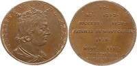 Frankreich, Königreich Bronzemedaille Ludwig XV., 1715 - 1774, auf Philippe VI., 1328 - 1350, von Jean Dassier -