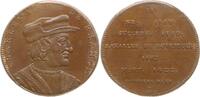 Frankreich, Königreich Bronzemedaille Ludwig XV., 1715 - 1774, auf Charles VI., 1380 - 1422, von Jean Dassier -