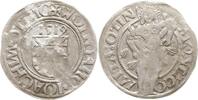 Öttingen, Grafschaft 1/2 Batzen Wolfgang und Joachim, 1477 - 1520, Rs.-Umschrift MONE : CO-MITA : OTIN -