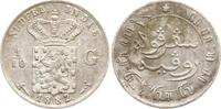 Niederländisch Ostindien 1/10 Gulden Wilhelm III., 1849 - 1890 -