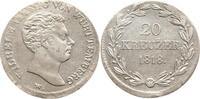 Württemberg, Königreich 20 Kreuzer Wilhelm I., 1816 - 1864 -