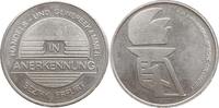 DDR, Erfurt, Stadt Versilberte Bronzemedaille Preismedaille der Handels- und Gewerbekammer Bezirk Erfurt -