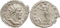 Römische Kaiserzeit Antoninian Postumus, 260 - 269, Victoria mit Kranz und Palmzweig zu Füßen ein Gefangener -