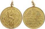 Frankfurt, Stadt Tragbare vergoldete Bronzemedaille 25 Jahre Herrmanns - Verein Sachsenhausen -