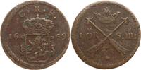 Schweden, Königreich 1 Öre Karl XI., 1660 - 1697, Avesta -