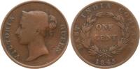Straits Settlements Cent Victoria, 1837 - 1901, East India Company -