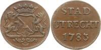Niederlande, Utrecht Cu Duit 1783 Gutes sehr schön 167.34 元 含税 ＋  83.67 元 运费