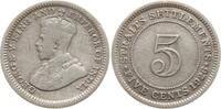 Malaysia Straits Settlements 5 Cents George V., 1910 - 1936 -