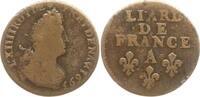 Frankreich, Königreich Liard de France Ludwig XIV., 1643 - 1715, Paris -