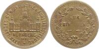 Nürnberg, Stadt Miniatur Bronzemedaille auf die Bayrische Landes-, Gewerbe-, Kunst- und Industrieausstellung -