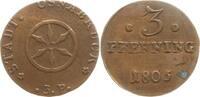 Osnabrück, Stadt Cu 3 Pfennig -