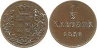 Württemberg, Königreich 1/2 Kreuzer Wilhelm I., 1816 - 1864 -