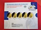 BRD Gedenkmünzenset 5 x 2 Euro Original Gedenkmünzen-Satz ADFGJ PP 5x 2 € Bundesländer Paulskirche - Frankfurt -