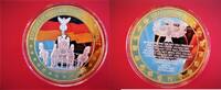 BRD / Deutschland große Medaille 70mm - Gigant - Einigkeit und Recht und Freiheit - Text Deutschlandlied -