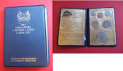 Singapur KMS Lunar Jahr der Ratte - Singapore coins set 1984 Year of the rat - 6 Werte -